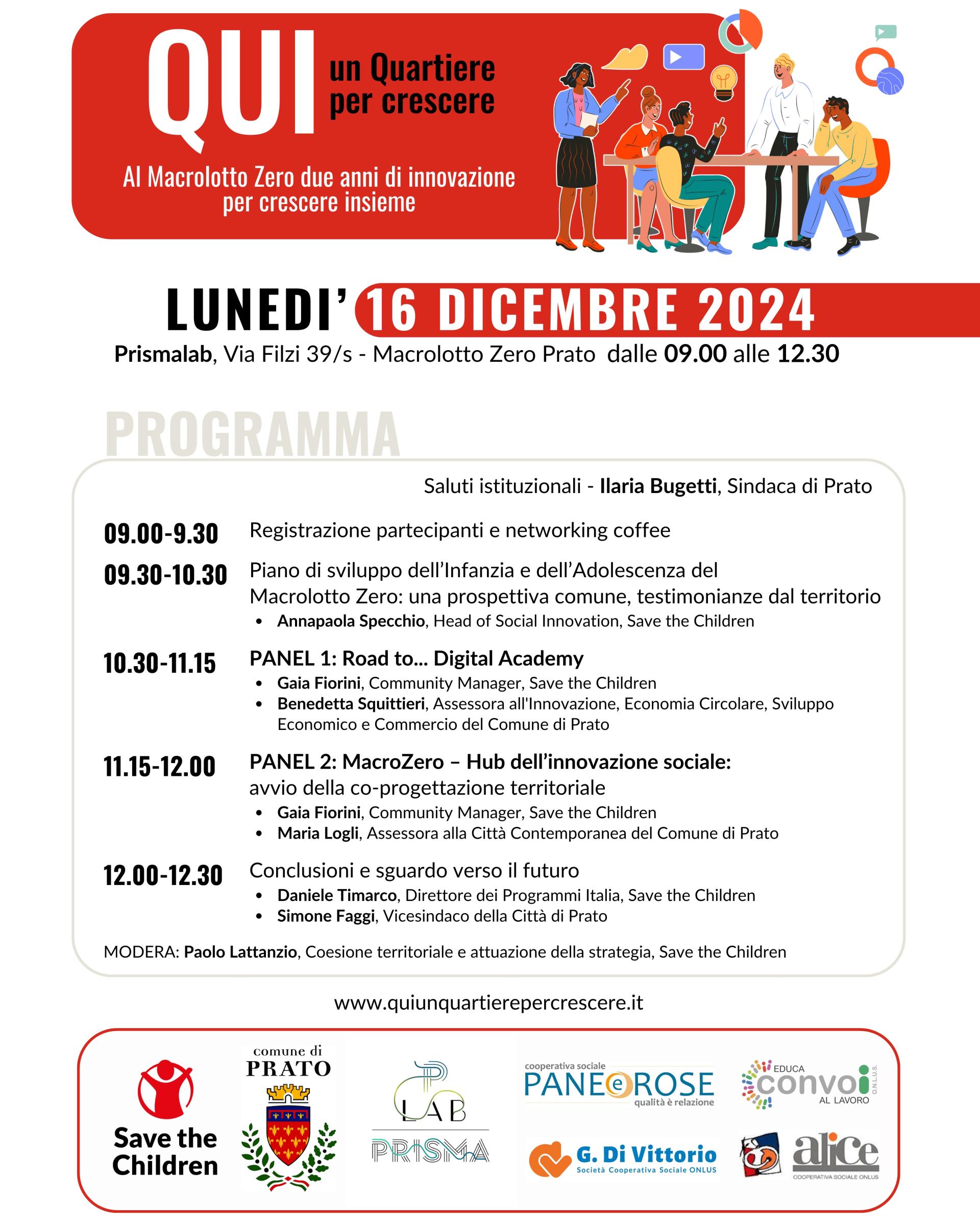 Evento Prato 16 dicembre